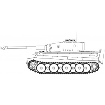 #D# German Tiger-I Mid Version (1:35 Scale)