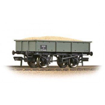 13t Steel Sand Tippler Wagon BR Grey Early with Load