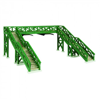 *Scenecraft Narrow Gauge Green Wooden Footbridge(Pre-Built)