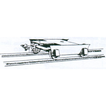 NWNG Railway Coach Bogies Kit (pair)