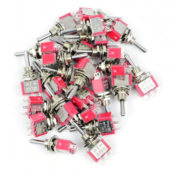 SPDT Centre Off Mini Toggle Switches (25)