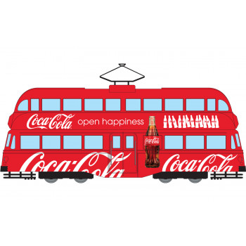 Coca Cola Double Decker Tram Open Happiness