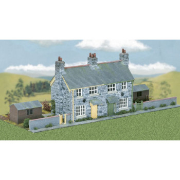 Stone Semi-Detached Cottages (2) Craftsman Kit