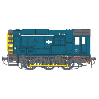 *Class 08 Unnumbered BR Blue w/Wasp Stripes (DCC-Fitted)