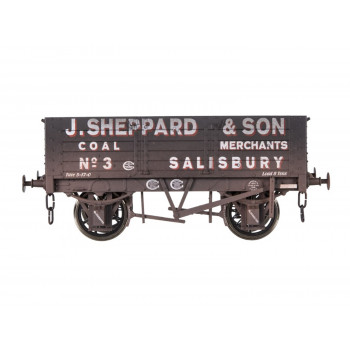 5 Plank Wagon 9' Wheelbase J Sheppard No.3 Weathered