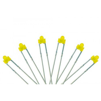 #D# Panel Dot Type 1.8mm with Resistors Yellow (6)