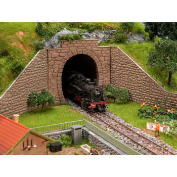 Single Track Quarrystone Tunnel Portals (2) Kit I