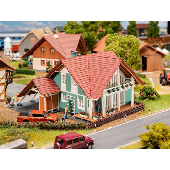 *House with Car Port Model of the Month Kit V