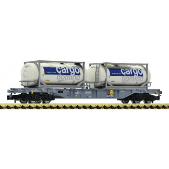SBB Cargo Sgnss Bogie Flat Wagon w/2xTanktainer Load V