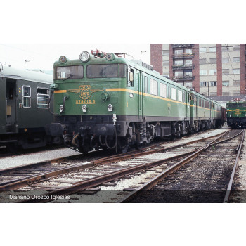 RENFE 279 Green/Yellow Electric Locomotive IV