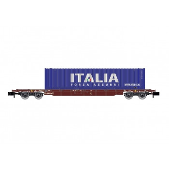 *FS Sgnss Flat Wagon w/45' Italia Container VI