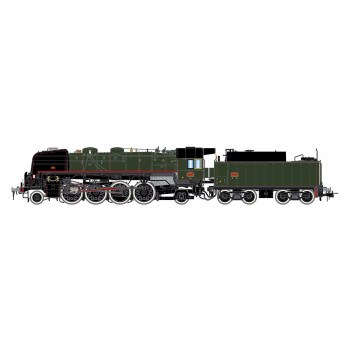 SNCF 141R 1244 Green/Black Steam Locomotive V