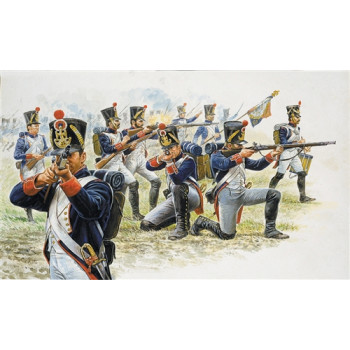 French Line Infantry Napoleonic Wars 50pcs (1:72 Scale)