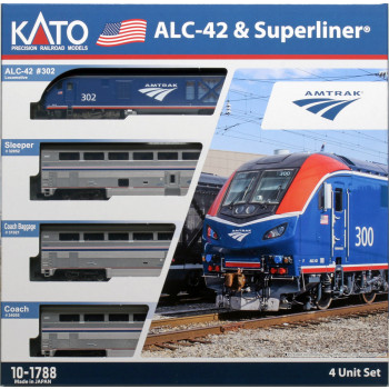 ALC-42 Charger Amtrak Superliner Train Pack (DCC-Sound)