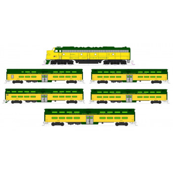 C&NW E8A 400 Train Pack (DCC-Fitted)