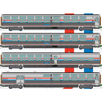 Viewliner II Coach Set (4) Amtrak PhIII