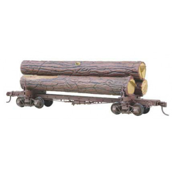 Skeleton Log Car