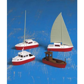 #D# Assorted Boats (4) Kit