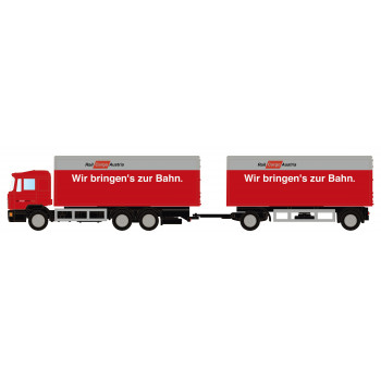 *MAN F90 3 Axle Double Trailer Rail Cargo Austria
