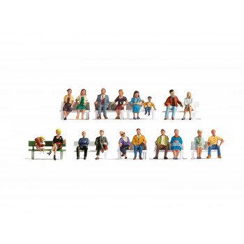 Sitting People XL Figure Set
