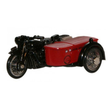 BSA Motorcycle and Sidecar Royal Mail