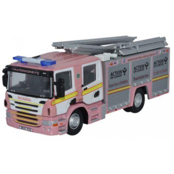 Scania CP31 Pump Ladder Fire Engine Merseyside Pink