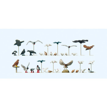 Pigeons/Seagulls/Crows/Birds of Prey Exclusive Figure Set