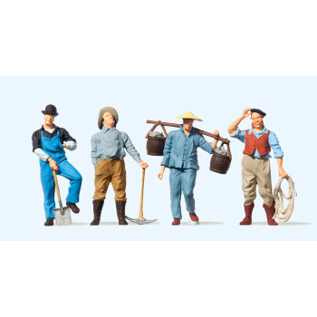American Railroad Workers (4) Figure Set