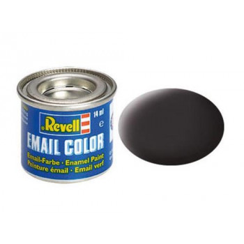 Enamel Paint 'Email' (14ml) Solid Matt Tar Black RAL9021