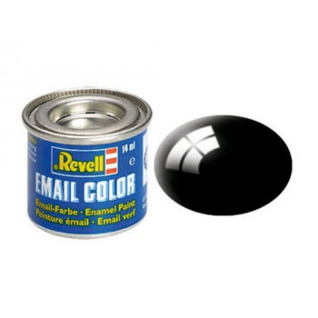 Enamel Paint 'Email' (14ml) Solid Gloss Black RAL9005
