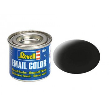 Enamel Paint 'Email' (14ml) Solid Matt Black RAL9011