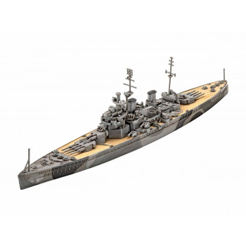 *British HMS Duke of York WWII Model Set (1:1200 Scale)