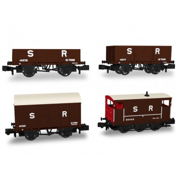 SECR Wagon Set (4) SR Pre-1936 Freight Train