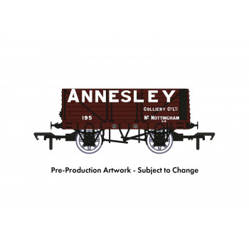#D# RCH 1907 7 Plank Open Wagon Annesley Colliery Co Notts