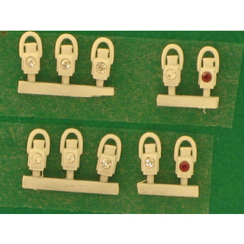 GWR White Head and Tail Lamps (10)