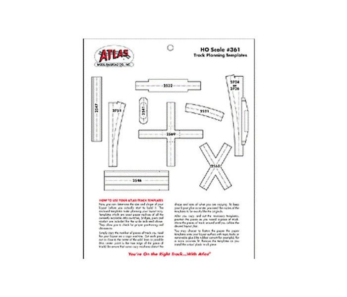HO Scale Track Planning Templates