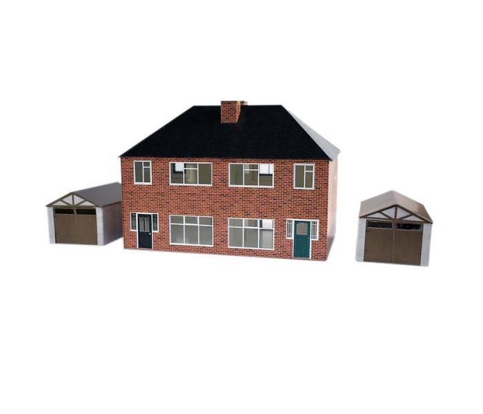 1930s Semi Detached House Card Kit