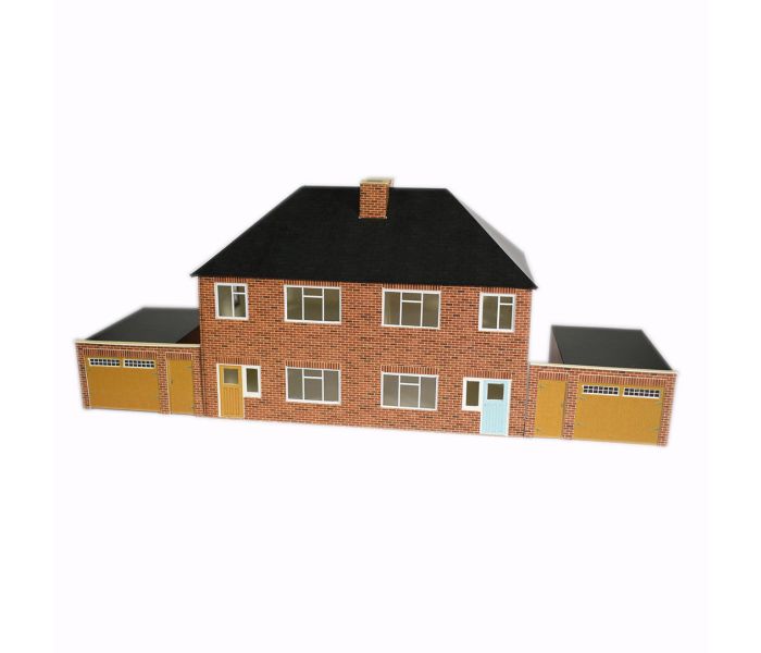 1950s Semi Detached House Card Kit