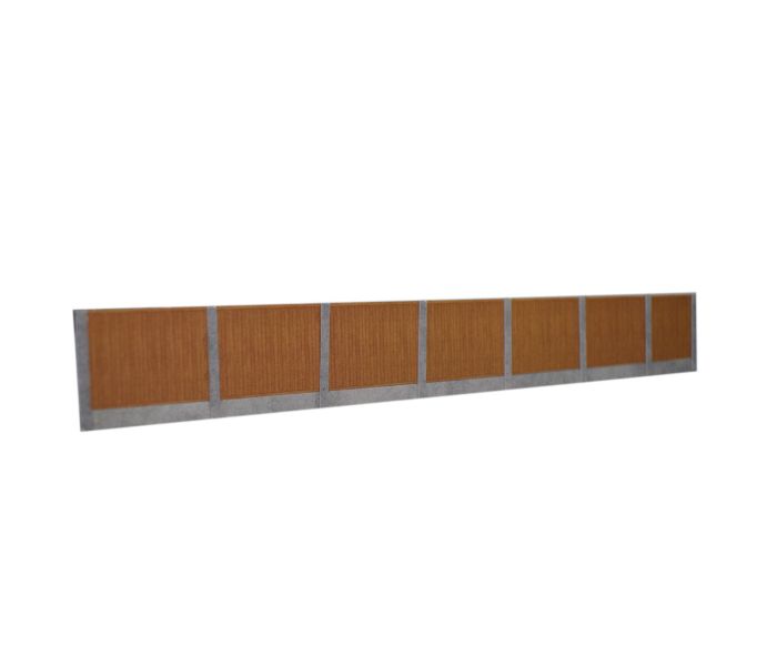 Timber Fencing Brown with Concrete Posts Card Kit