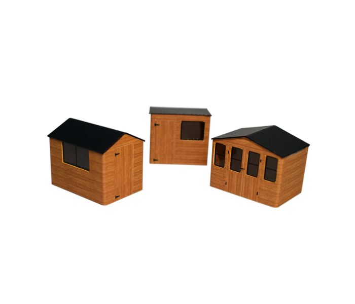 Sheds Brown (3) Card Kit