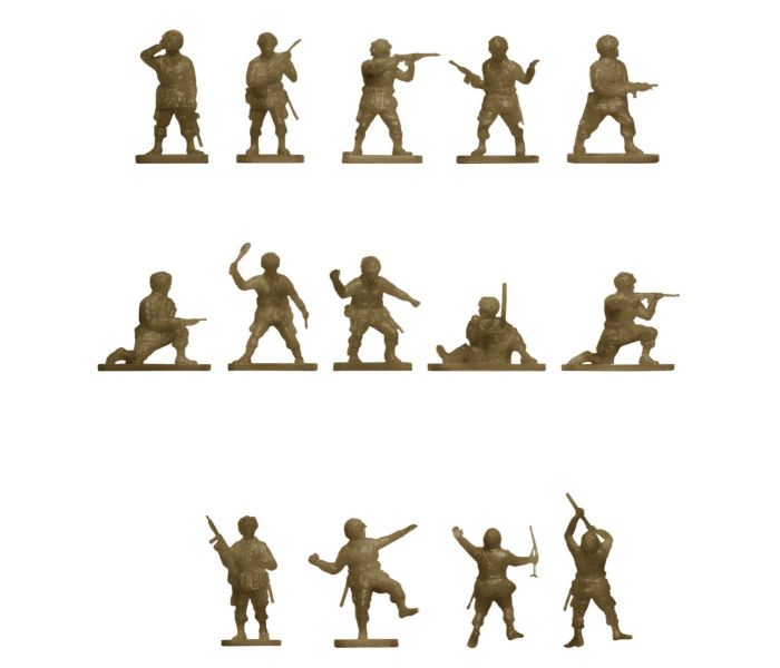 Vintage Classics US WWII Paratroops (1:76 Scale)