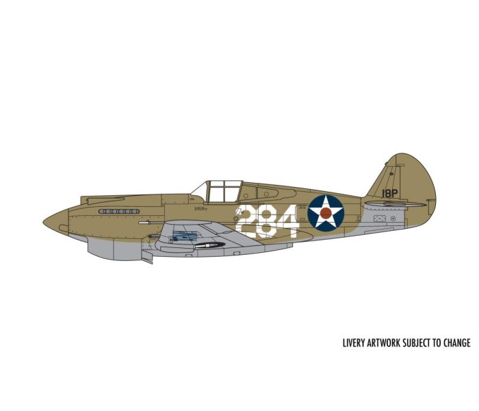 US Curtiss P-40B Warhawk (1:72 Scale)
