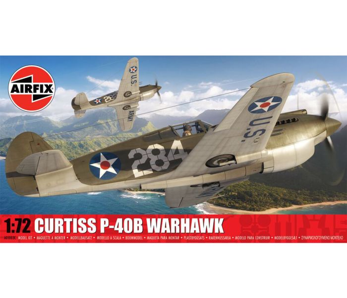 US Curtiss P-40B Warhawk (1:72 Scale)