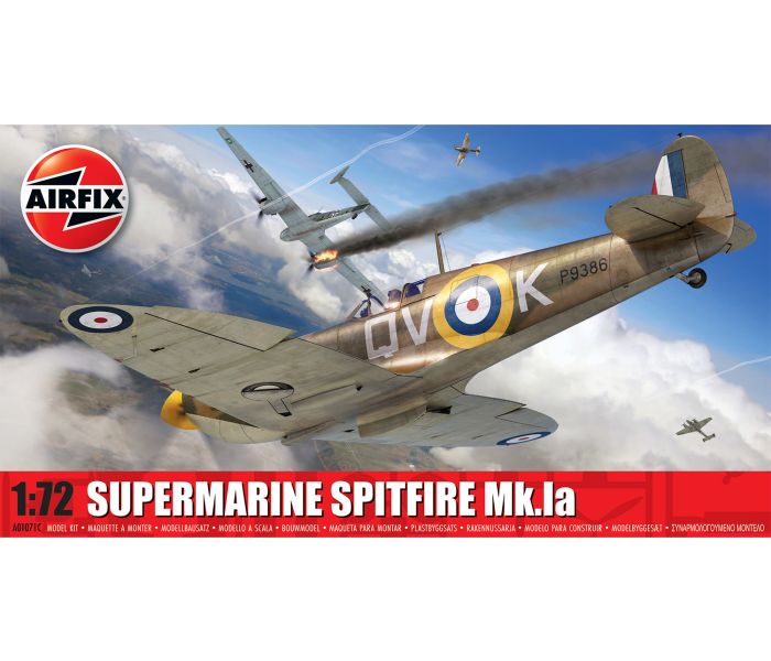 British Supermarine Spitfire Mk.Ia (1:72 Scale)