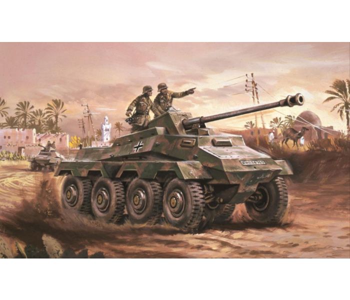 Vintage Classics German SdKfz.234 Armoured Car (1:76 Scale)