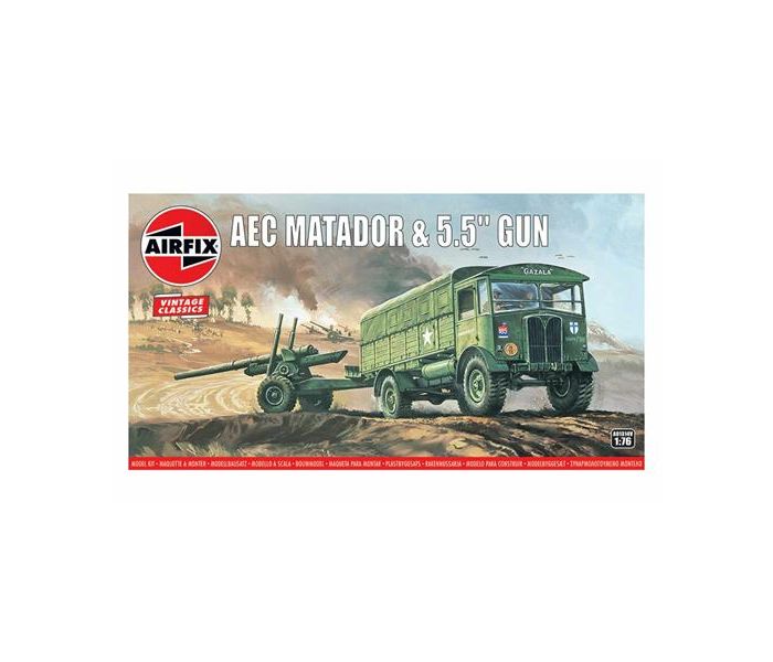 Vintage Classics British AEC Matador & 5.5inch Gun (1:76)