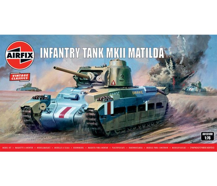 Vintage Classics British Matilda Tank (1:76 Scale)