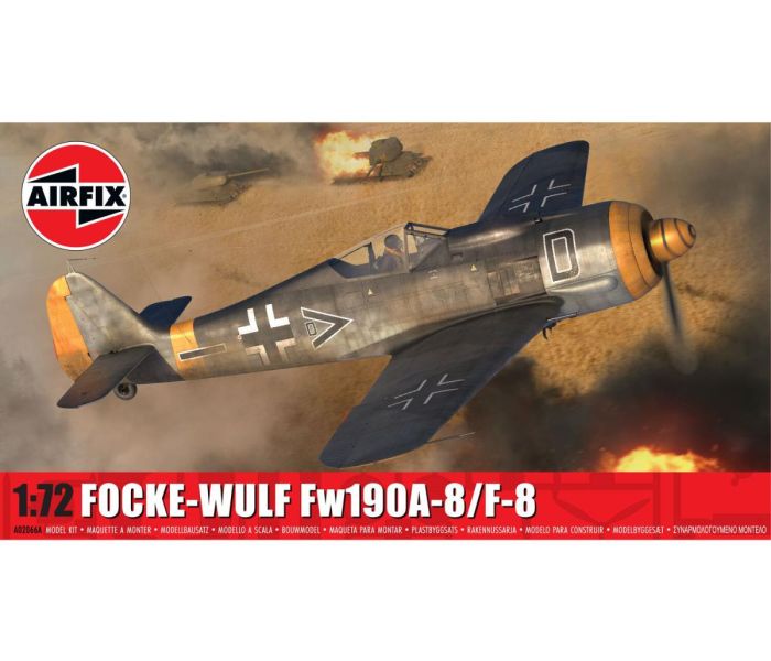 German Focke-Wulf Fw190A-8/F-8 (1:72 Scale)