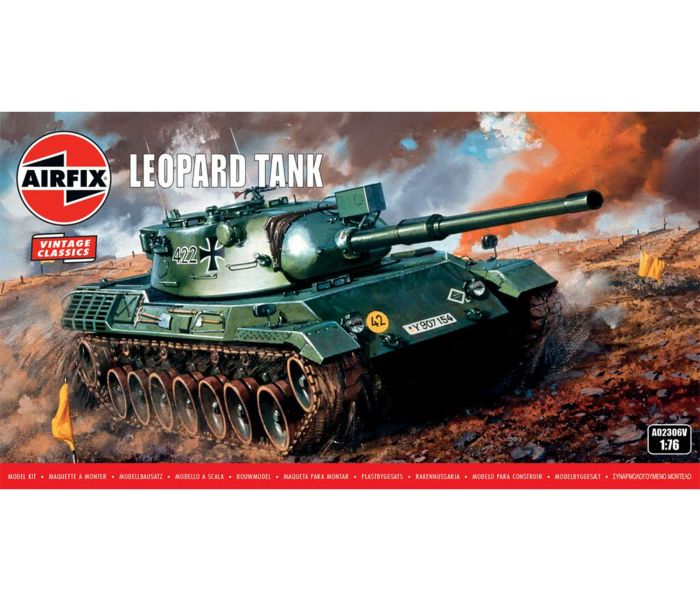 Vintage Classics German Leopard Tank (1:76 Scale)