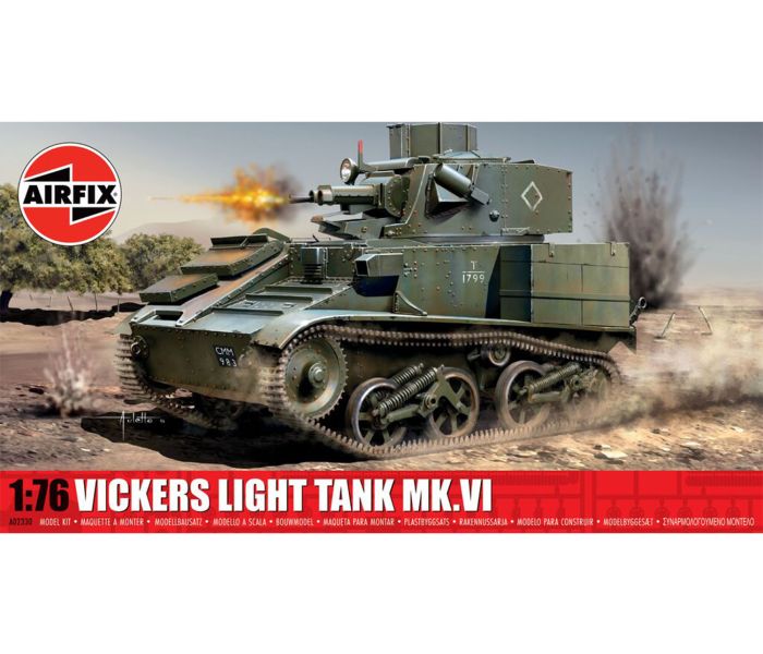British Vickers Light Tank (1:76 Scale)